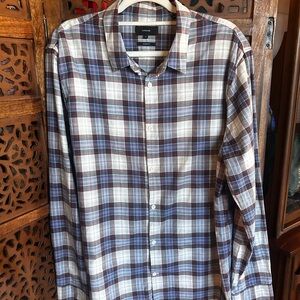 Vince plaid L/S men’s button down. Great condition